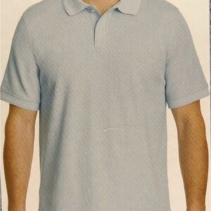 Marc New York Men's Light Blue Polo Shirt Size XXL‎
